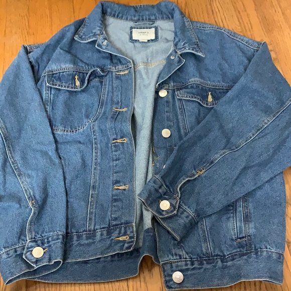 Jackets & Blazers - forever 21 oversized jean jacket